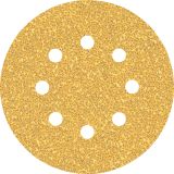 SAMOPRITRILNI BRUSNI DISK BOSCH 125MM 8 LUKENJ G40 EXC470 ZA LES IN BARVO