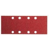 SAMOPRITDILNI BRUSNI LIST BOSCH 10-DELNI SET C430 RDEČ 80X133 MM P80 8 LUKENJ