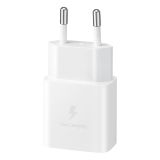 SAMSUNG HIŠNI POLNILEC ADAPTER FAST CHARGE EP-T1510XWE 15W PD BEL - ORIGINAL - BULK