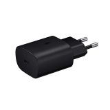 SAMSUNG HIŠNI POLNILEC EP-TA800XBE SUPER FAST CHARGE (TYPE C) IN PODATKOVNI KABEL EP-DA905BBE (TYPE C - TYPE C) - ČRN (BULK)
