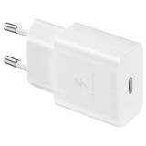 SAMSUNG HIŠNI POLNILEC FAST CHARGE EP-T1510XWE 15W PD + KABEL EP-DA705BWE TYPE C BEL - ORIGINAL - BULK