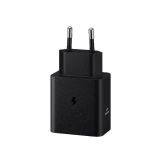SAMSUNG HIŠNI POLNILEC SUPER FAST CHARGE EP-T4511XBE 45W + KABEL EP-DX510 TYPE C ČRN - ORIGINAL (EU BLISTER)