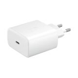 SAMSUNG HIŠNI POLNILEC SUPER FAST CHARGE EP-TA845EWE 45W + KABEL EP-DW767JWE TYPE C BEL - ORIGINAL (BULK)