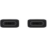 SAMSUNG PODATKOVNI KABEL EP-DN970BBE 25W TYPE C - TYPE C ČRN 1 M