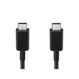 SAMSUNG PODATKOVNI KABEL EP-DW767JBE SUPER FAST CHARGE 25W 3A TYPE C NA TYPE C 1,8M - ČRN