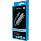 USB RAZDELILEC (HUB) SANDBERG SB13650 HUB / DOCK