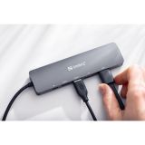 USB RAZDELILEC (HUB) SANDBERG SB13643 HUB / DOCK