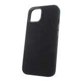 SATIN SILIKONSKI OVITEK ZA IPHONE 15 - ČRN