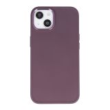 SATIN SILIKONSKI OVITEK ZA IPHONE 15 PLUS - VIJOLA