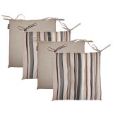 SEDEŽNA BLAZINA OLIBO 40X40 CM 4/1 RJAVE ČRTE