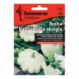 PLODOVKA SEMENARNA BUČKE PATIŠON BELI OKROG. V MALI VREČICI 699