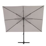 SENČNIK NATERIAL STRAN. AURA 290X390 RJAV ALU, JEKLO, 250G