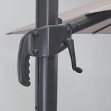 SENČNIK NATERIAL STRAN. AURA 290X390 RJAV ALU, JEKLO, 250G