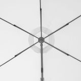 SENČNIK NATERIAL STRANSKI AVEA D290 BEL ALU, JEKLO, 200G, 6 KOTNI