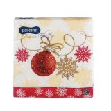 SERVIETE PALOMA ELITE 40X40 CM XMASS 25/1