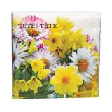 SERVIETE RUMEN ŠOPEK 33X33 CM 20/1