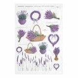 SERVIETNA, DECOUPAGE TEH. RAYHER DECOUPAGE PAPIR RIŽEV A4 LAVANDE V ŠOPKI