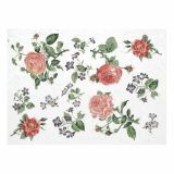 SERVIETNA, DECOUPAGE TEH. RAYHER DECOUPAGE PAPIR RIŽEV A4 VRTNICE IN ROŽICE