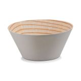 SERVIRNA SKLEDA ZELLER PRESENT 25.4X11.6 CM OKROGLA WOOD BAMBUS VLAKNA