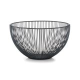 KOŠARA ZA SADJE ZELLER PRESENT 25X14 CM ŽIČNATA ČRNE BARVE