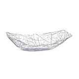 KOŠARA ZA SADJE ZELLER PRESENT KOŠARA ZA SADJE 33X19X9CM KOVINA-KROMIRANA NIZKA