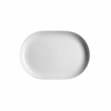 SERVIRNI KROŽNIK DOMESTIC 28X20 CM KINGLY WHITE OVALNI