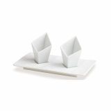 SERVIRNI PLADENJ TOGNANA SET PLADENJ+2 SKLEDI PLATTER BIANCO