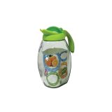 SERVIRNI VRČ STEKLEN 1.8 LIT RAZLIČNI BARVNI POKROVI