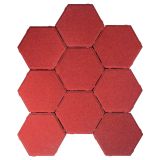 BETONSKI TLAKOVEC JARC ŠESTKOTNIK BORDO RDEČ 20/6