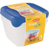 POSODA ZA SHRANJEVANJE CURVER 2 L SET 3/1, MODRA