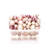 BUNKA IZ UMETNE MASE GLOSSTYLE SET 68/1 ROZA V PVC ZABOJU