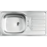 NERJAVNO POMIVALNO KORITO MINES-IB SET OPAL, SATIN, MIB25003 + BELA ARM. K 910+SIFON