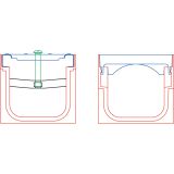 PRIBOR ZA ODVODNJAVANJE 2PR SET PRITRDIL 2PR-WAVE KOMPLET ZA 1 M