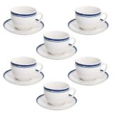 SET SKODELIC IN LONČKOV TOGNANA 6 DELNI MADISON FILO BLU 260 ML