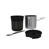 STANLEY THE BOWL + SPORK COMPACT COOK SET 0.70L, KOMPAKTEN SET ZA KUHANJE + SPORK, STAINLESS STEEL SIVA