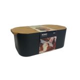 SHRANJEVANJE KRUHA DOMY KRUHOVNIK Z BAMBOO POKROVOM SIV