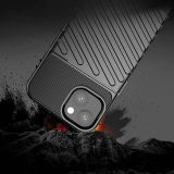 SILIKONSKI OVITEK THUNDER ARMOR ZA IPHONE 15 - ČRN