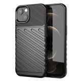 SILIKONSKI OVITEK THUNDER ARMOR ZA IPHONE 15 PLUS - ČRN