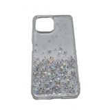 SILIKONSKI OVITEK Z BLEŠČICAMI SPARKLE ZA IPHONE 15 PLUS - PROZOREN