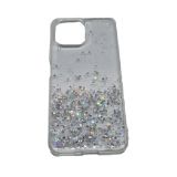 SILIKONSKI OVITEK Z BLEŠČICAMI SPARKLE ZA IPHONE 15 - PROZOREN