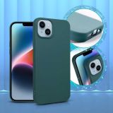 SILIKONSKI OVITEK ZA IPHONE 15 PLUS - MAT ZELEN