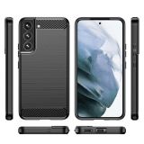SILIKONSKI OVITEK ZA SAMSUNG GALAXY S24 PLUS 5G - MAT CARBON ČRN