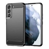 SILIKONSKI OVITEK ZA SAMSUNG GALAXY S25 5G - MAT CARBON ČRN