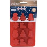 PEKAČ / MODEL ZA PEKO EH SILIKONSKI ZA PIŠKOTE, RDEČ