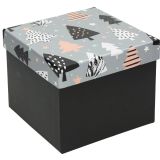 ŠKATLA DARILNA BBP XMAS TREE 16X16X13