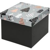 ŠKATLA DARILNA BBP XMAS TREE 22X22X16