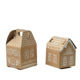 ŠKATLA ZA SHRANJEVANJE DECORIS DARILNA NOVOLETNA 5X5 CM