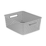 ŠKATLA ZA SHRANJEVANJE - YOUR STYLE, SIVA,  M