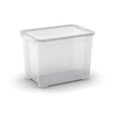 ŠKATLA/ZABOJ CURVER TBOX, TRANSPARENT, 20 L S POKROVOM