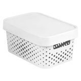 ŠKATLA/ZABOJ CURVER INFINITY 27X19X12 CM 4.5L BELE BARVE